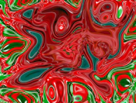 Glossy resin panel showing a tree silhouette filled with vibrant swirling colors, edged with a defined black 3d-printed stencil, capturing fluid motion.