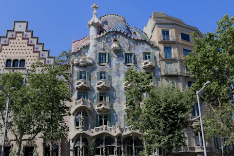 La casa Batlló en Paseo de Gràcia