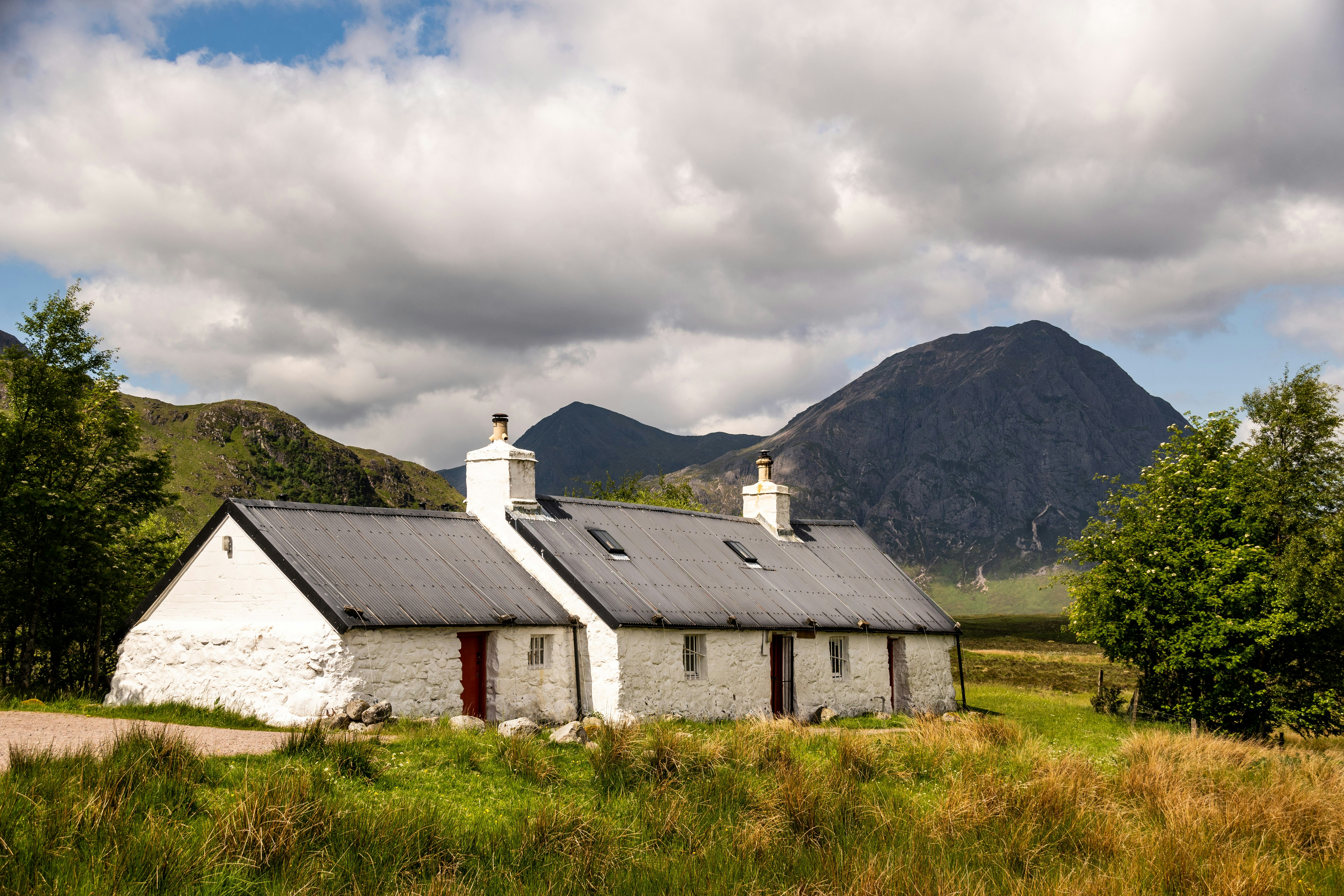 The majestic Three Sisters mountains in Glencoe.
