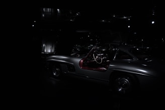 A classic car undergoing a meticulous restoration, highlighting expert attention to detail.