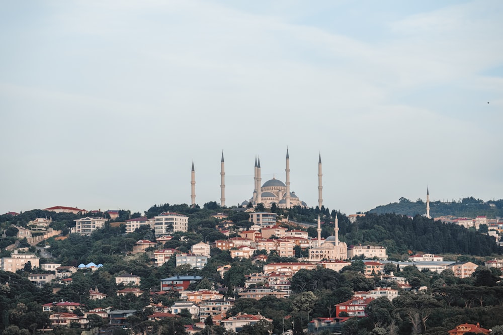 a view of a city with a lot of buildings