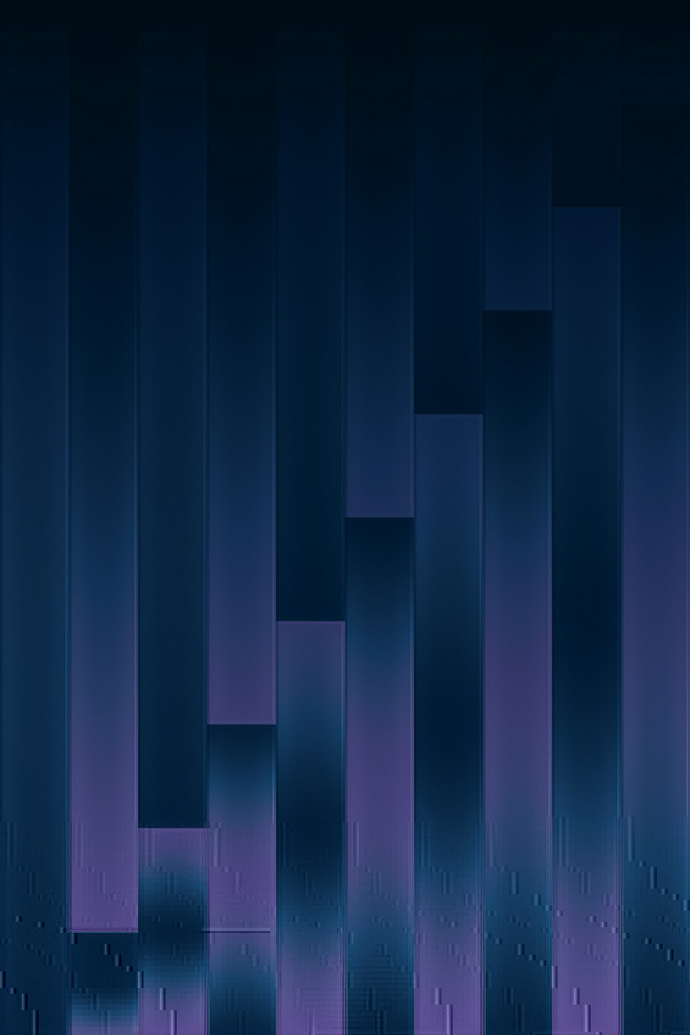 a dark blue background with vertical lines