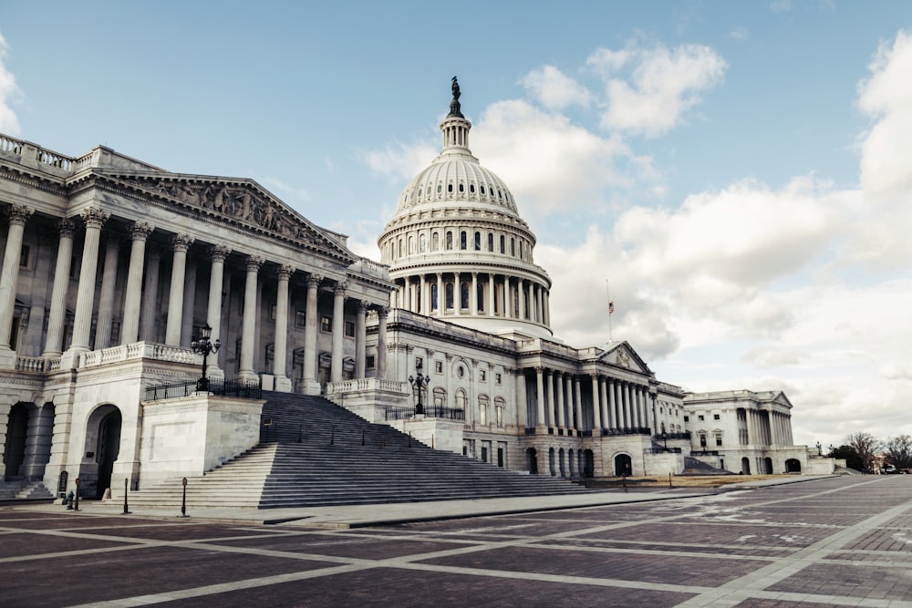 the capitol building in washington d c is shown