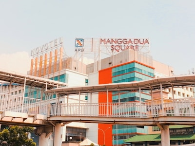 Completed Signature Park Grande building in Cawang, East Jakarta, showcasing sleek architecture.