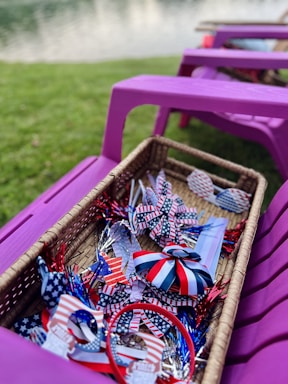 The subscription box filled with patriotic gifts and surprises.