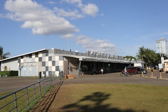 Front view of SRK Self Storage facility on Marasi Drive with clear signage.
