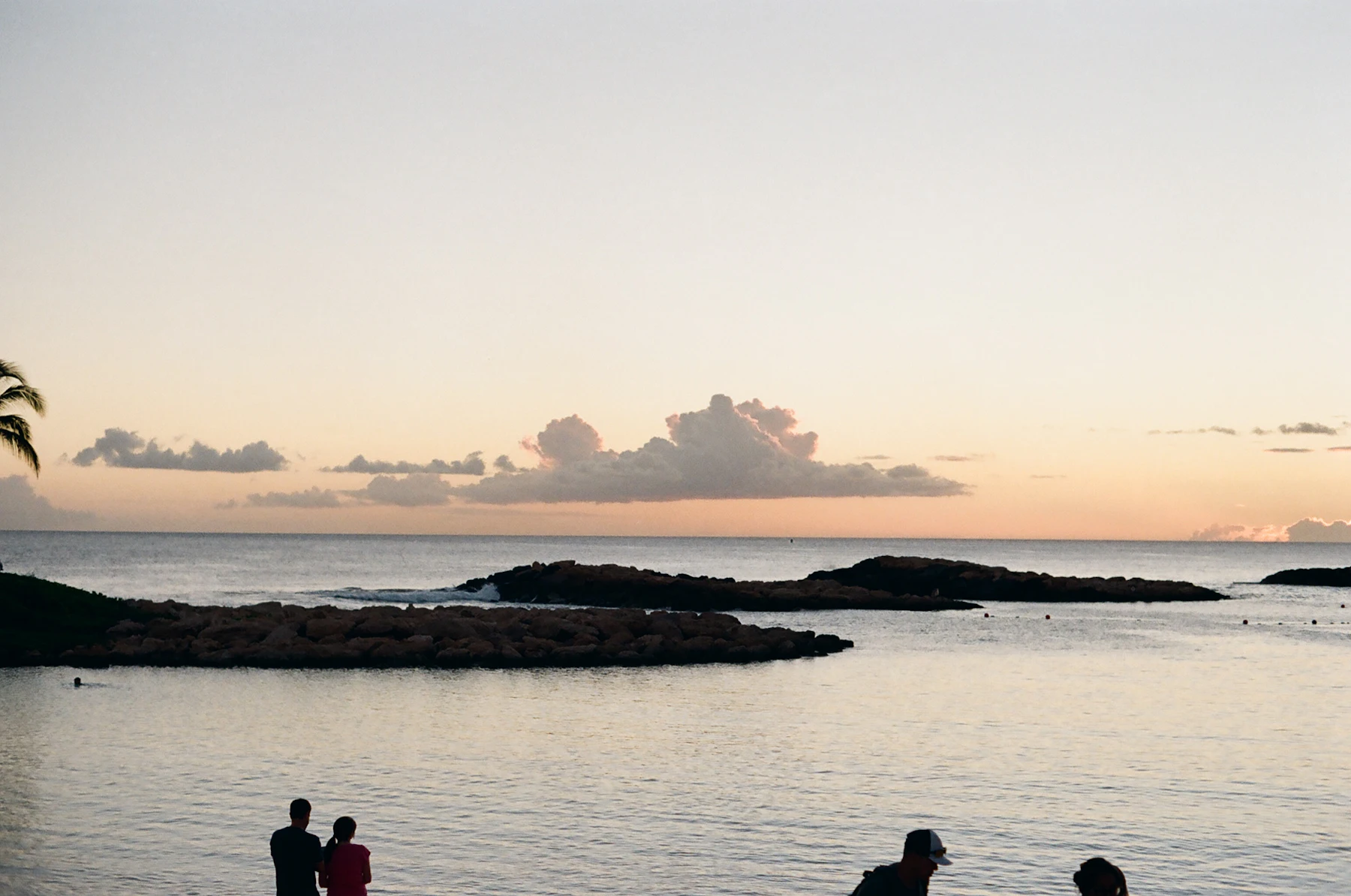 Sunrise over the lagoon at Ko Olina, Kapolei