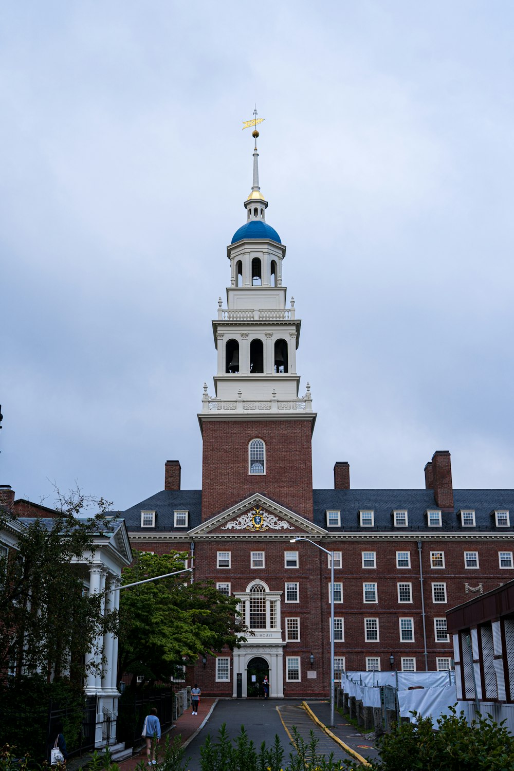 a tall building with a clock on the top of it