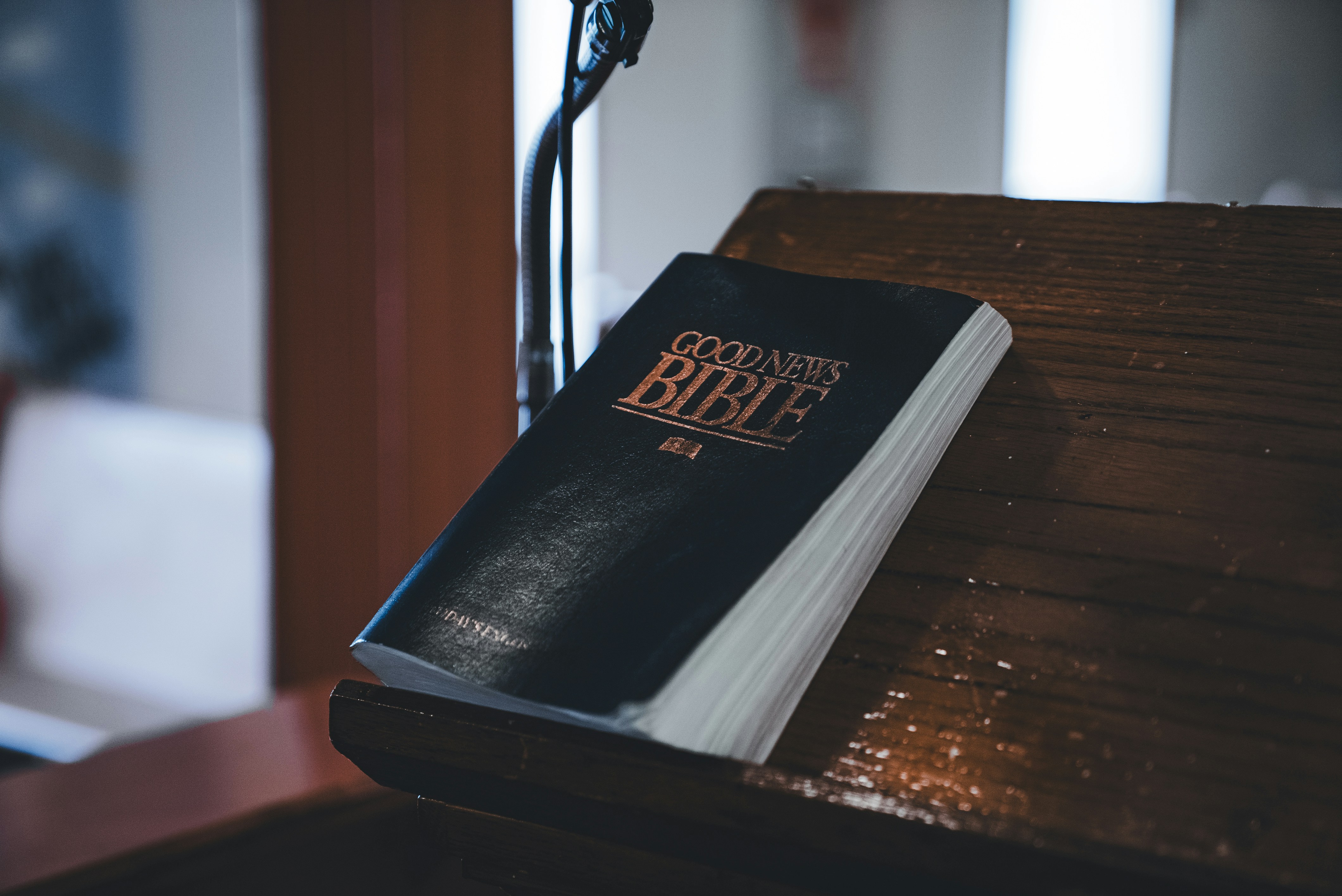 a book sitting on top of a wooden table