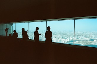Susan Wanmer Byron Bay speaking to a corporate group in a city building