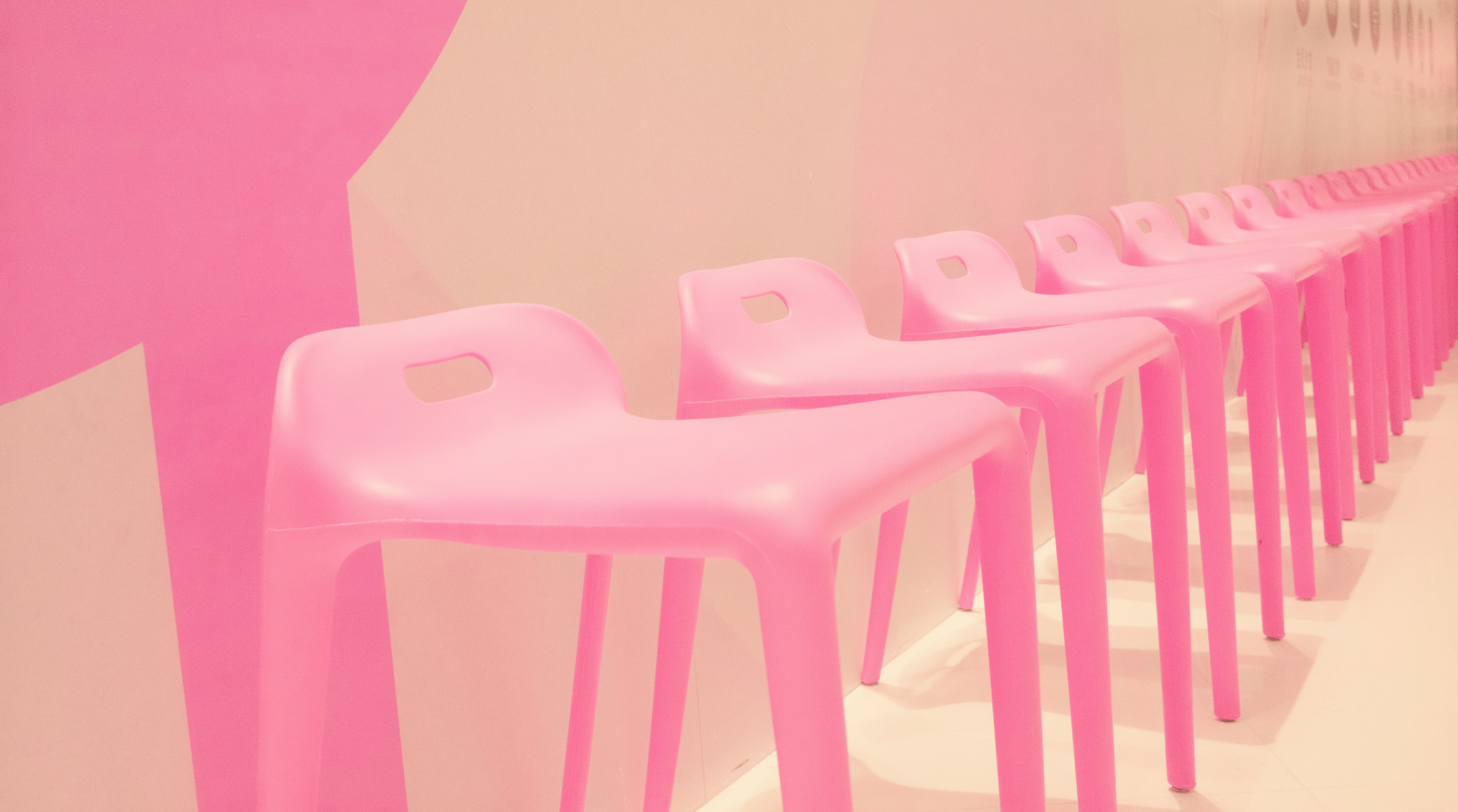 Pink workspace