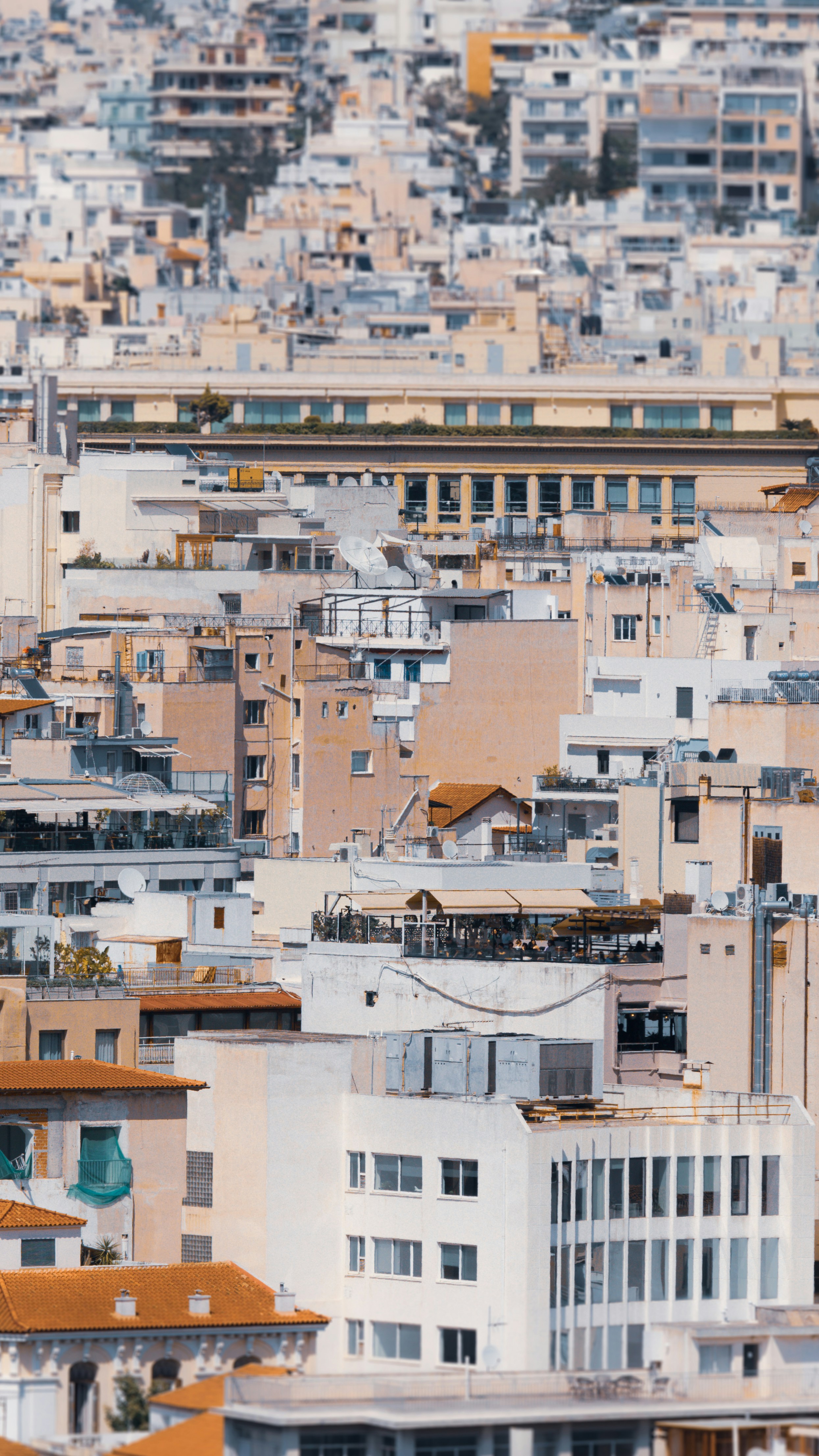 a view of a city with lots of tall buildings