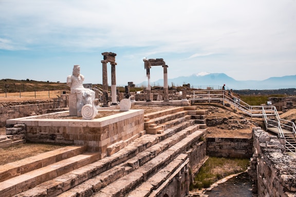 the ruins of the ancient city of delphinia