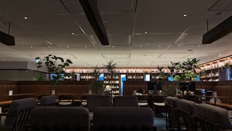 A calm therapy room with educational materials and comfortable seating.