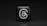 a black square with a white number six on it