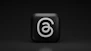 a black square with a white number six on it