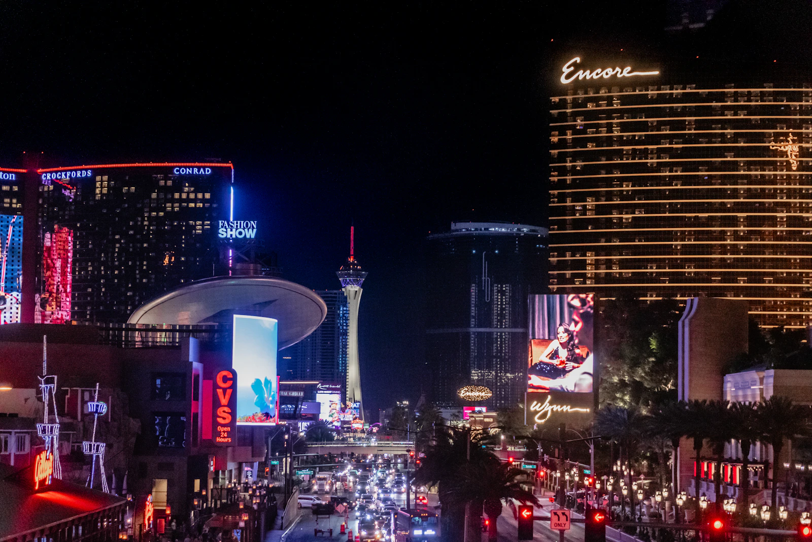 El Strip de noche