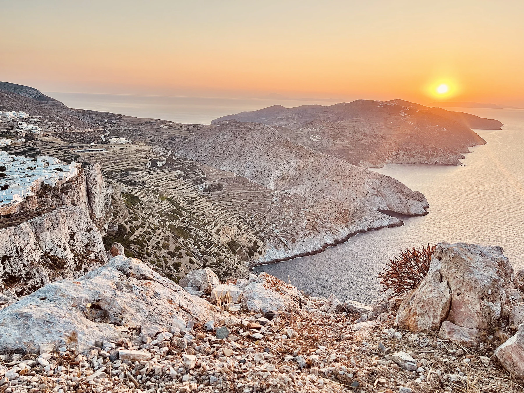 Sunset over the Aegean