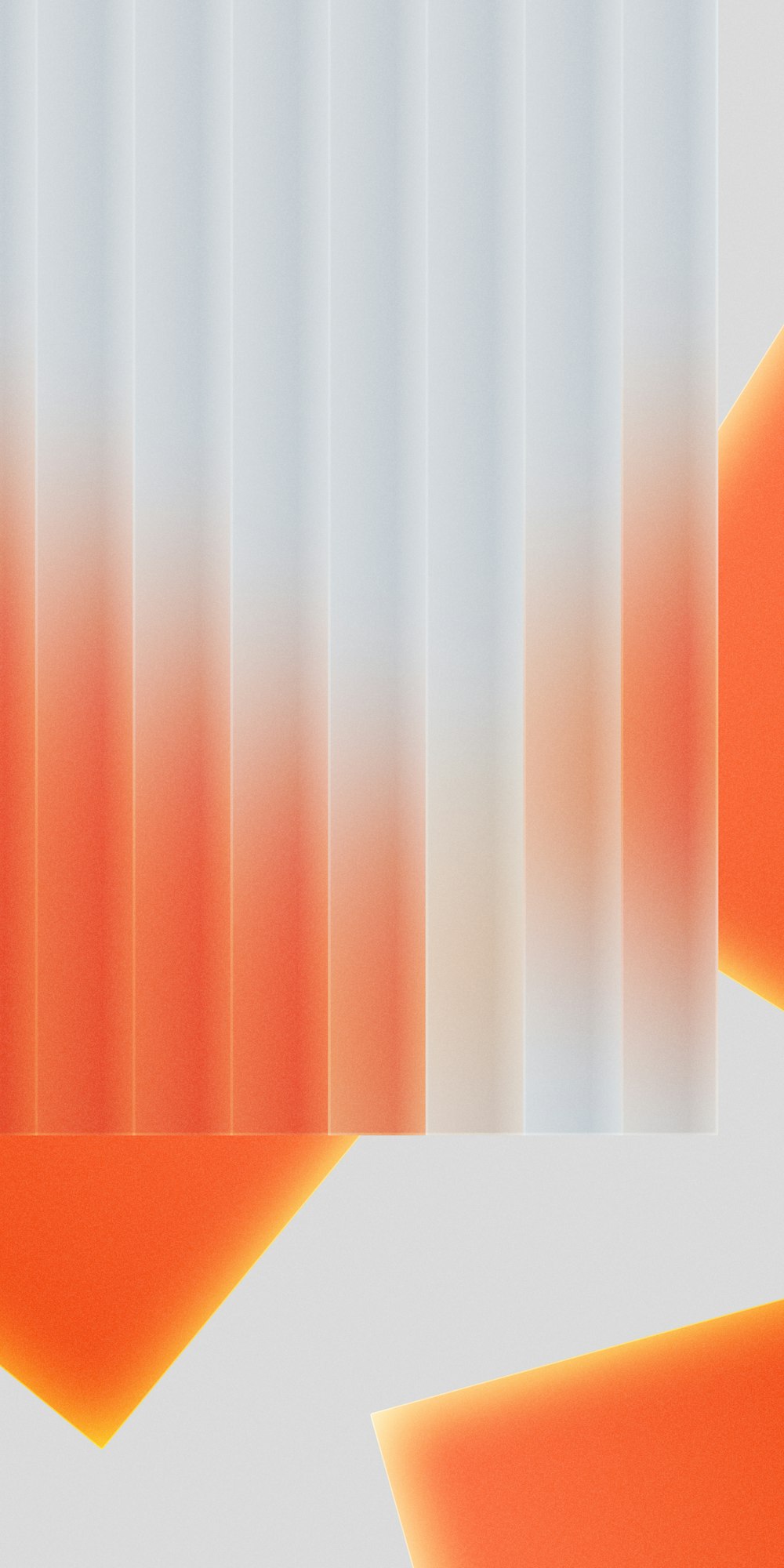 an orange and white abstract background with lines