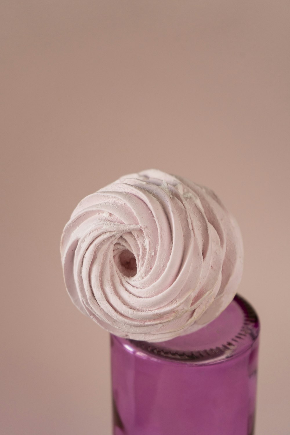 a close up of a cupcake with icing on it