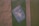 A blue sticker featuring a symbol of gender equality encircling a fist, accompanied by the text 'Destroy Patriarchy, Not the Planet' is adhered to a green surface.