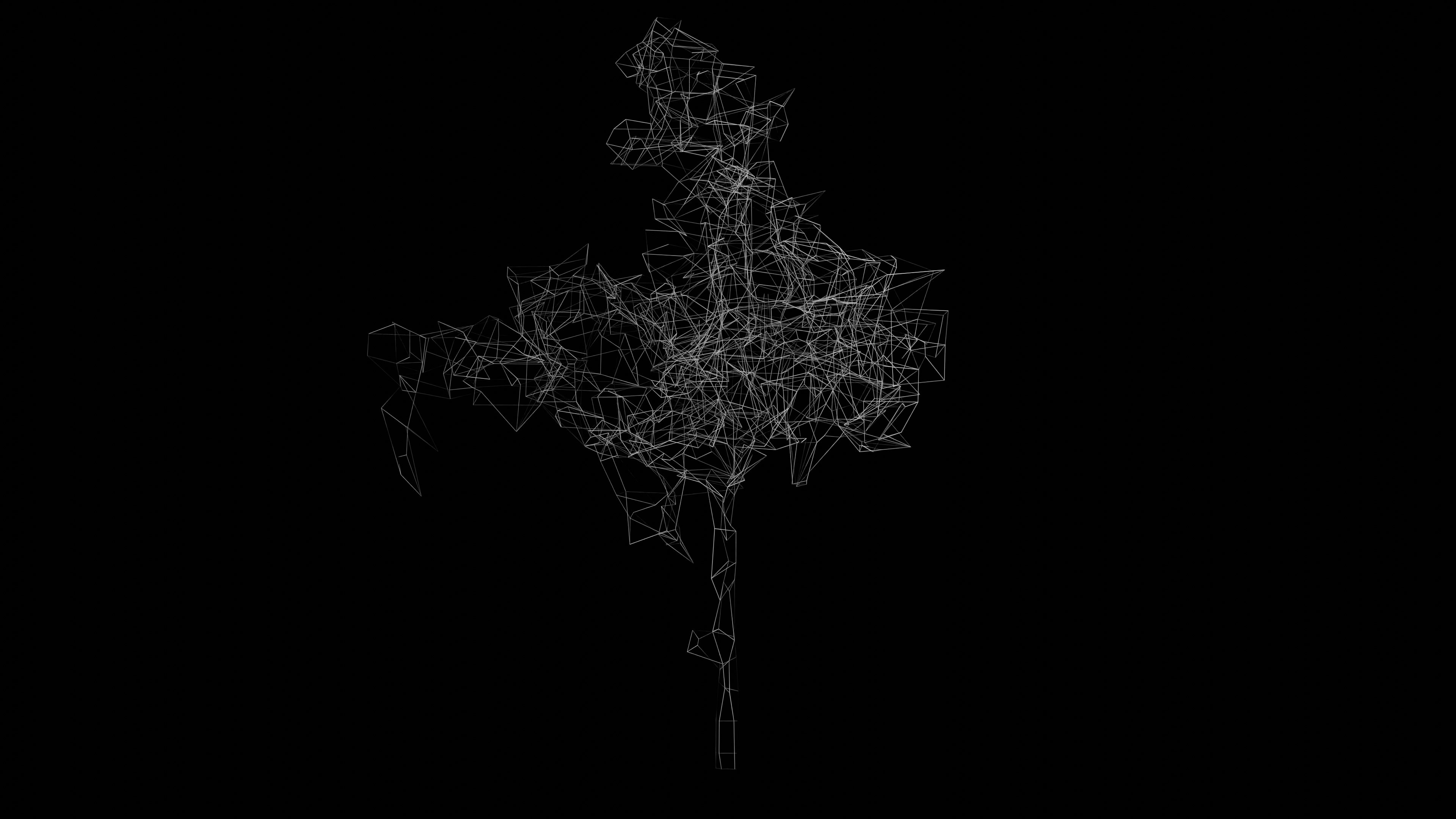 a black and white photo of a cross on a black background