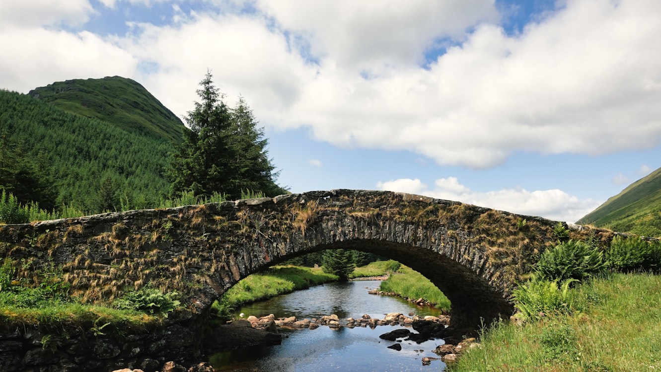 River Tweed flowing through Scottish borders