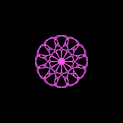 Delicate blackwork mandala tattoo radiating symmetry on the chest.