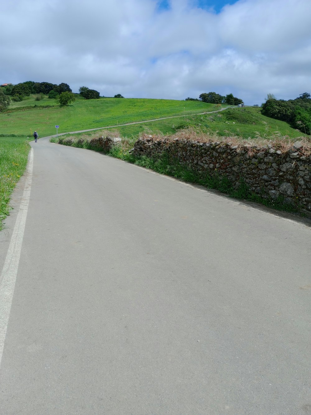 una persona conduciendo una motocicleta por una carretera