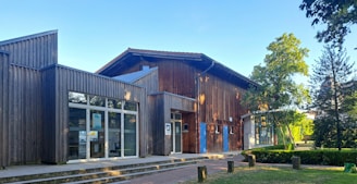 Building exterior showcasing modern architecture and a welcoming entrance.