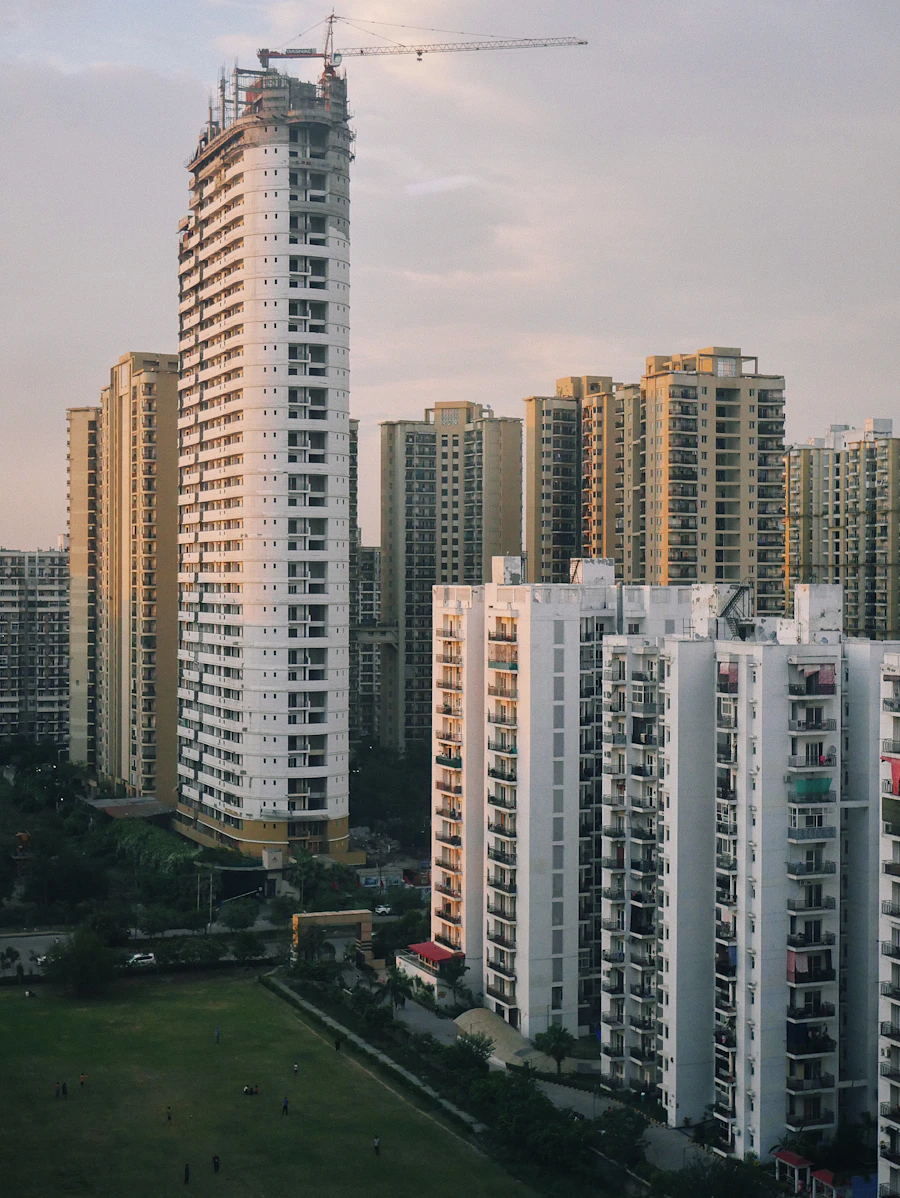 High-rise towers across the Noida skyline