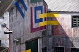 An exterior view of a freshly painted commercial building.