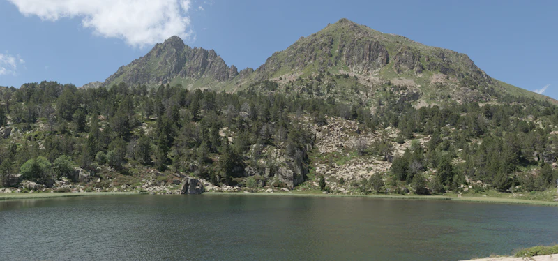Lac de montagne en Andorre
