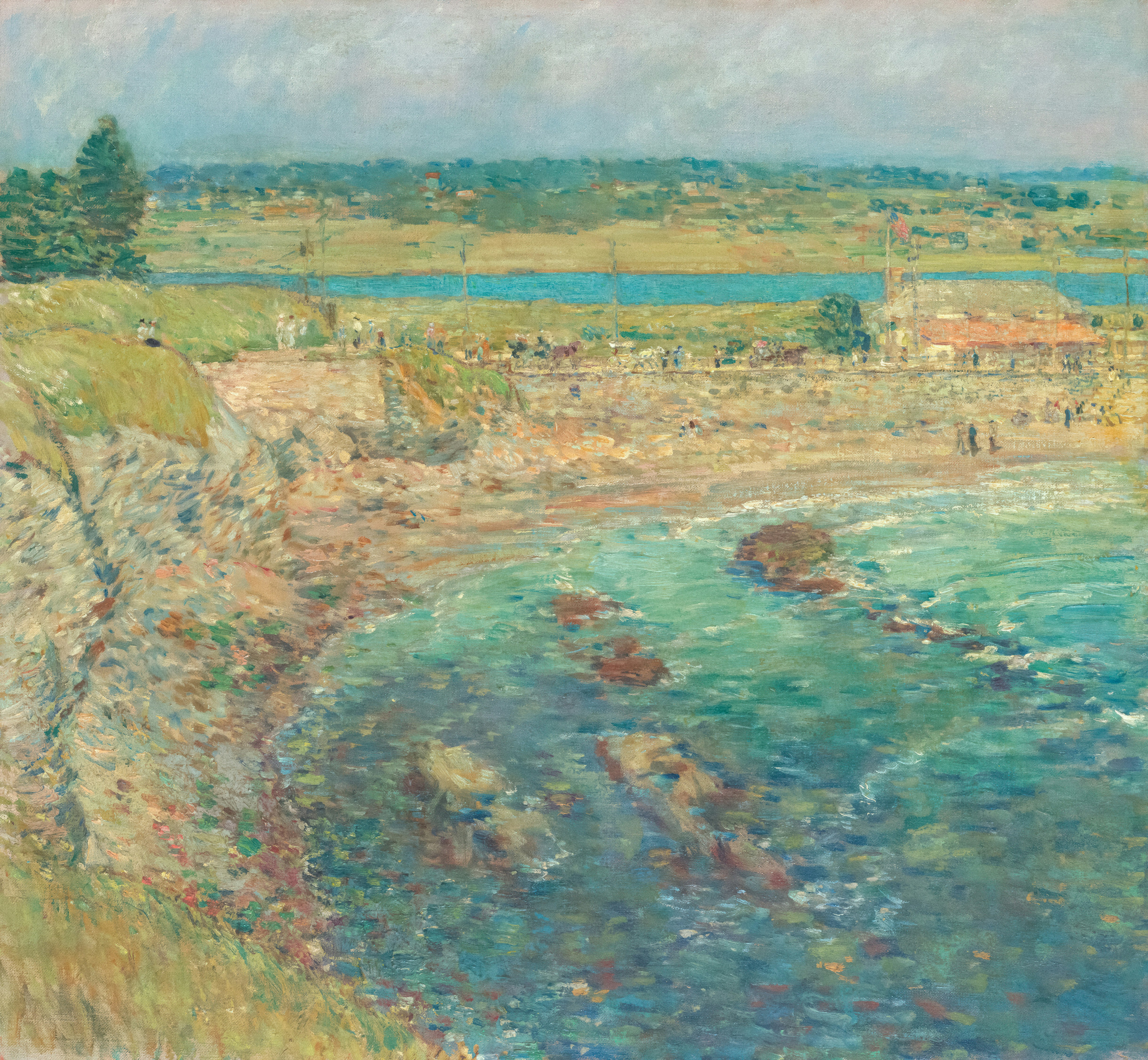 gray computer monitor