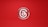 A stylized letter 'a' is encased in a circular, glossy emblem set against a vibrant red background. The design is minimalistic and centered, with a smooth, reflective surface giving it a polished appearance.