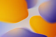 Abstract shapes in muted reds and oranges blending softly.