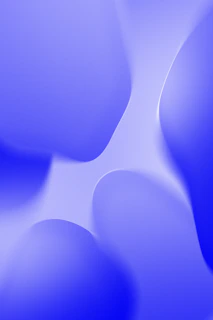 Minimalist abstract art piece with soft blues and gentle curves suggesting harmony through chaos.