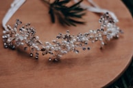 A lovely hair accessory made with preserved flowers.