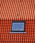 a window on the roof of a building