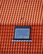 a window on the roof of a building