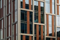 Modern building facade showcasing architectural details.