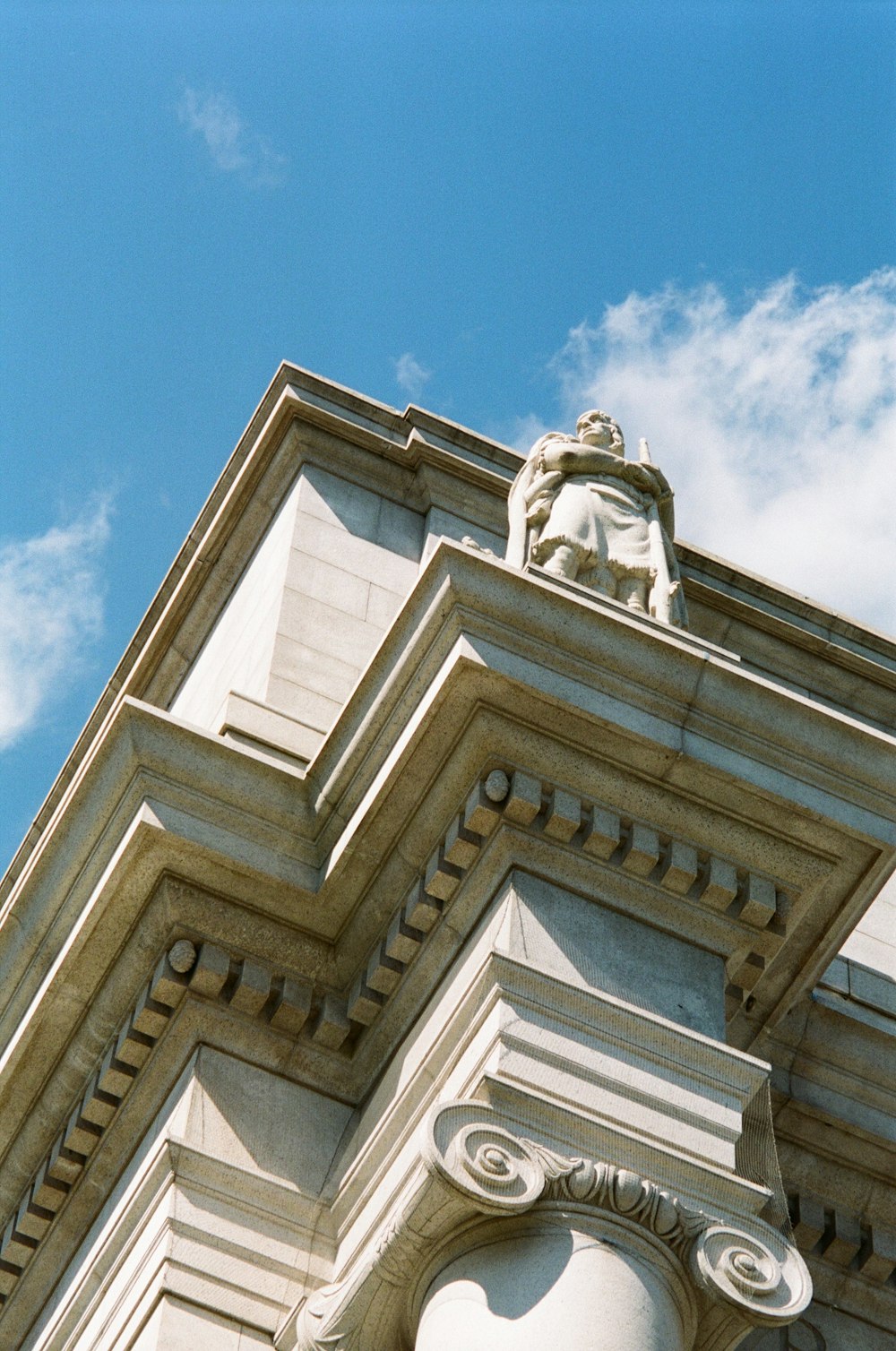 a building with a clock on the front of it