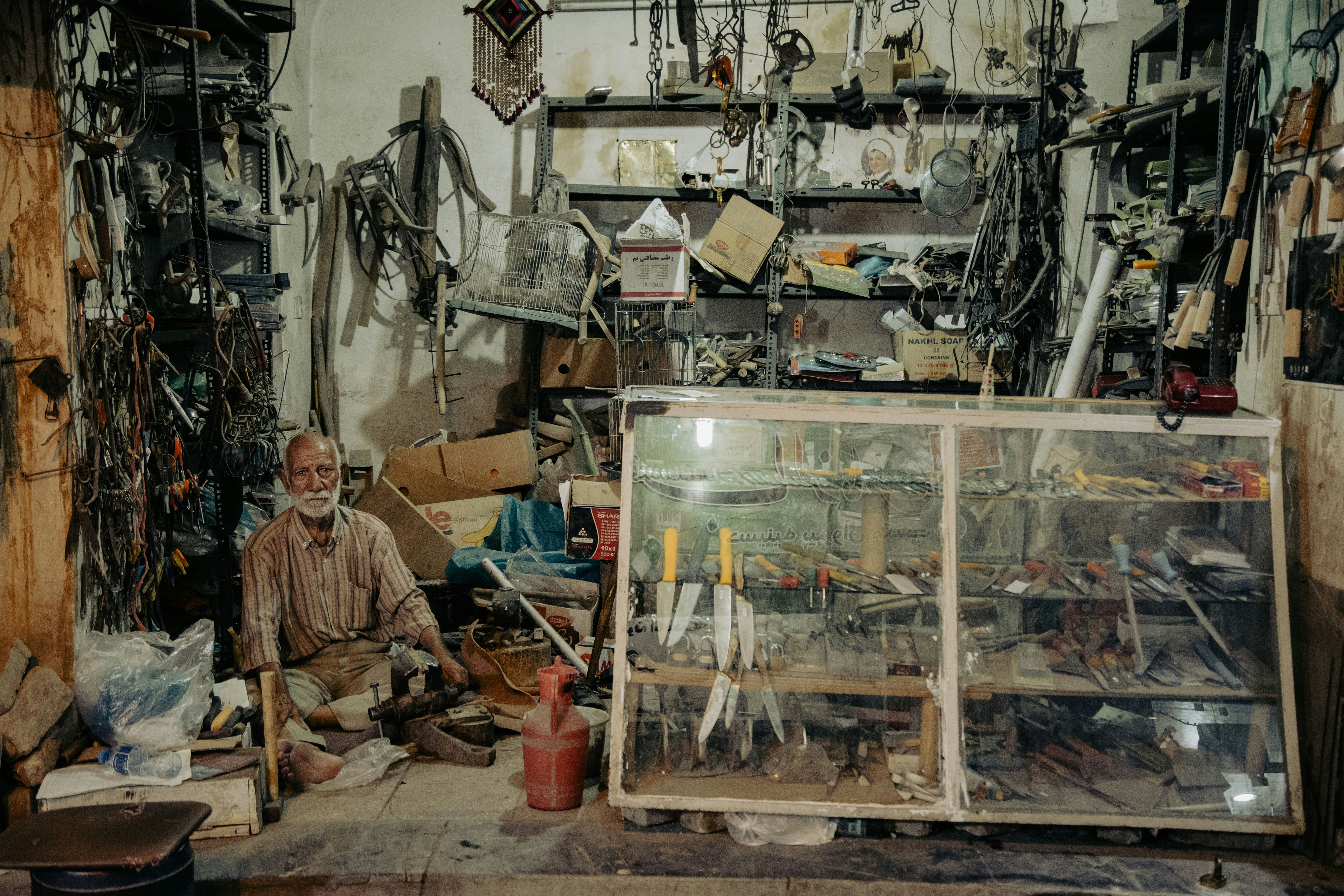 Business owner in workshop