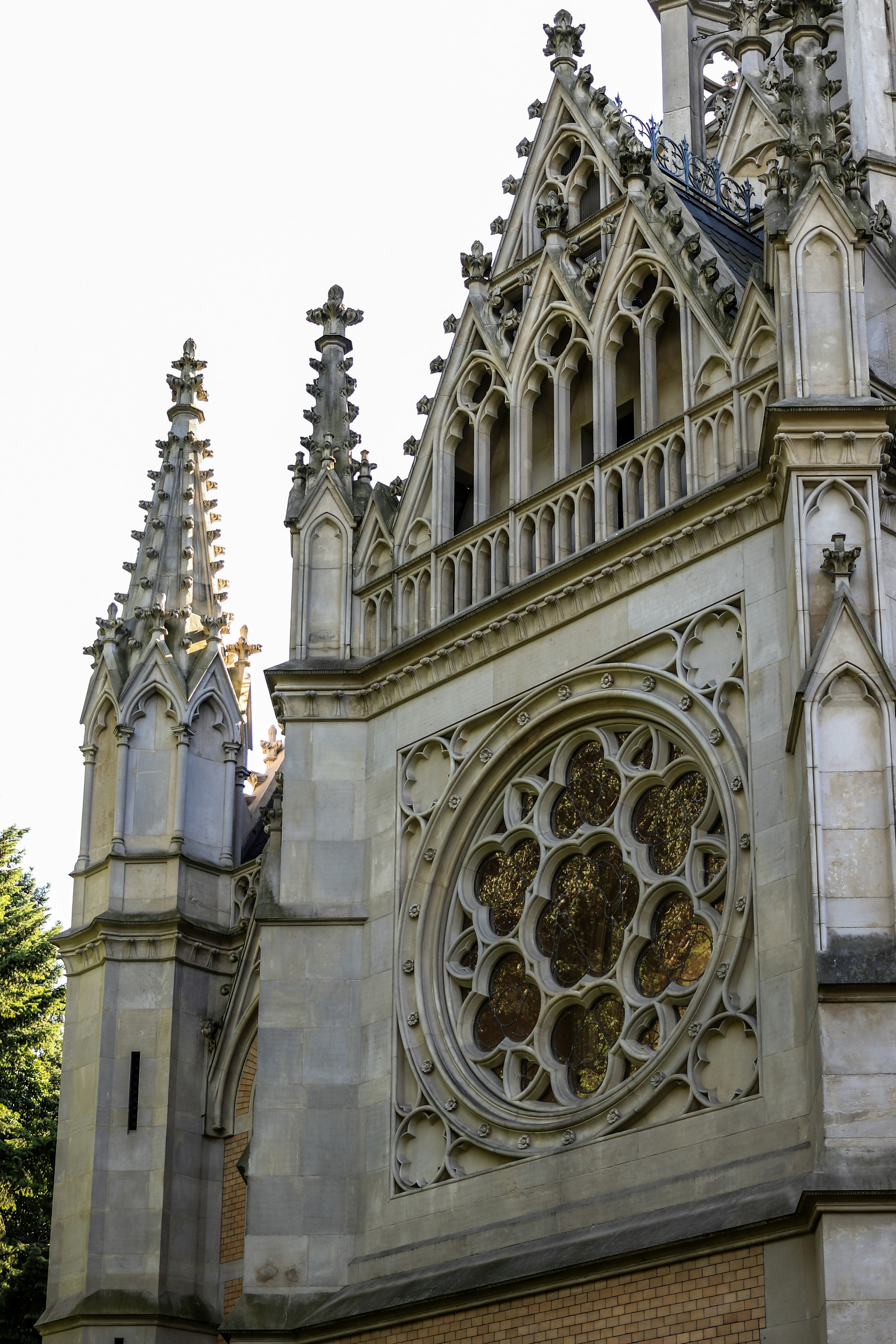 a large building with a clock on the front of it