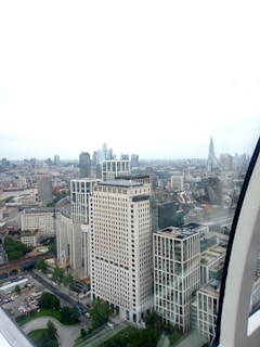 A panoramic view of the Mumbai skyline showcasing modern residential buildings.
