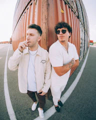 Photo of a shipment container loaded with men’s bottom wear ready for export at Punjab port.