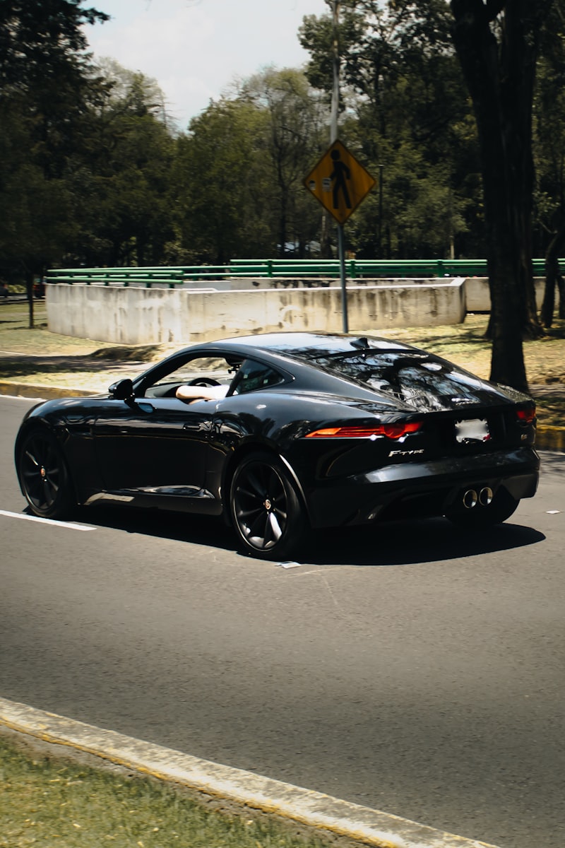 Jaguar F-Type Coupe rear view