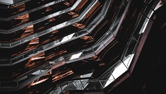 Abstract architectural lines forming a precise, layered blueprint.