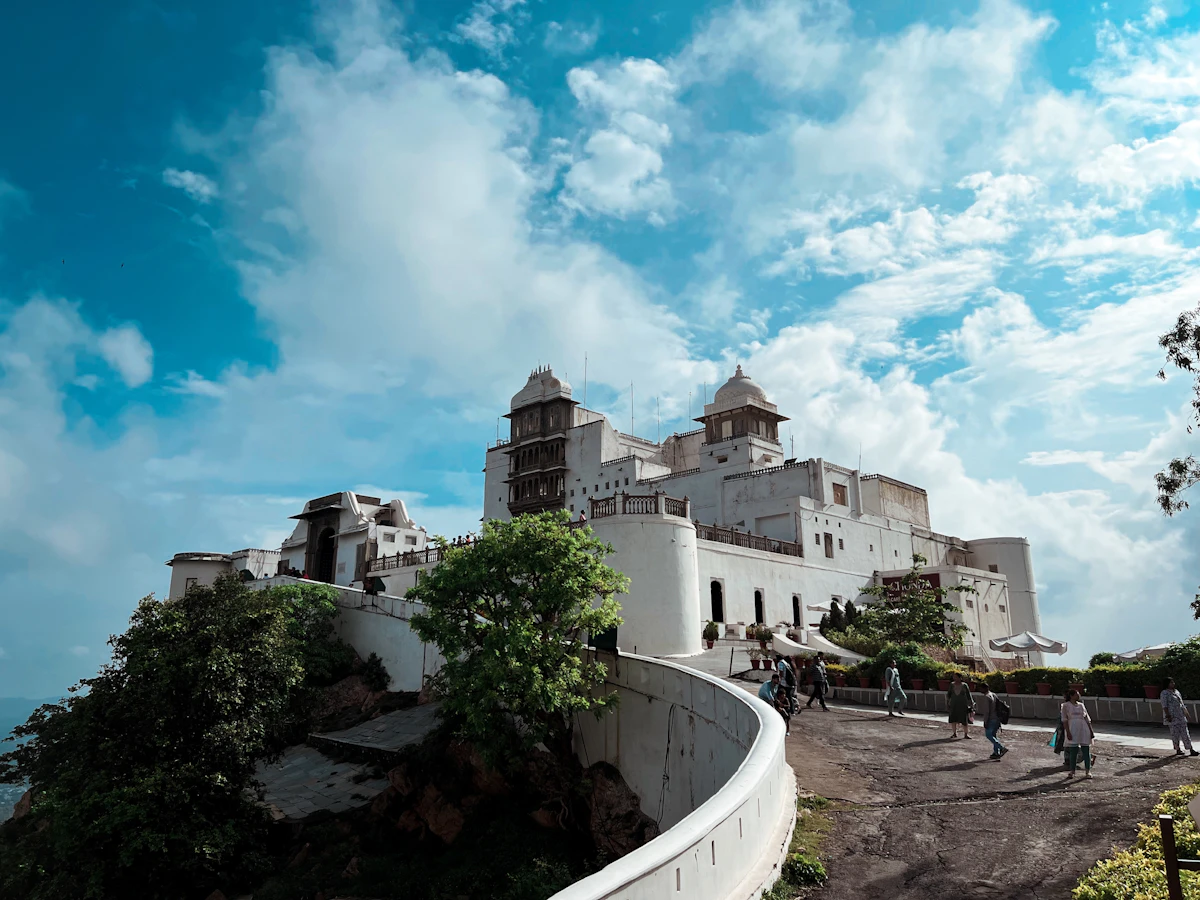 Sajjangarh Monsoon Palace on its hill
