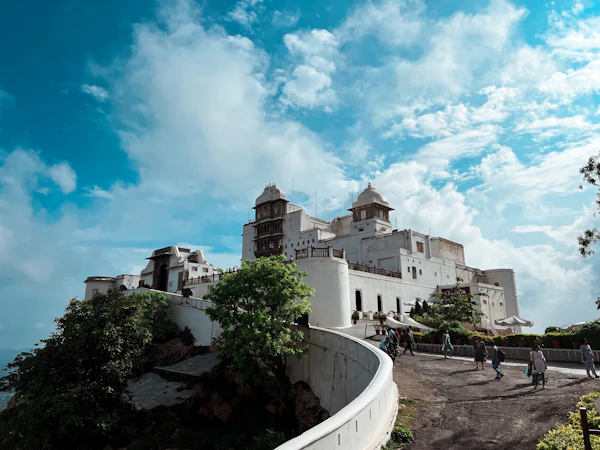 Sajjangarh Monsoon Palace on its hilltop above Udaipur